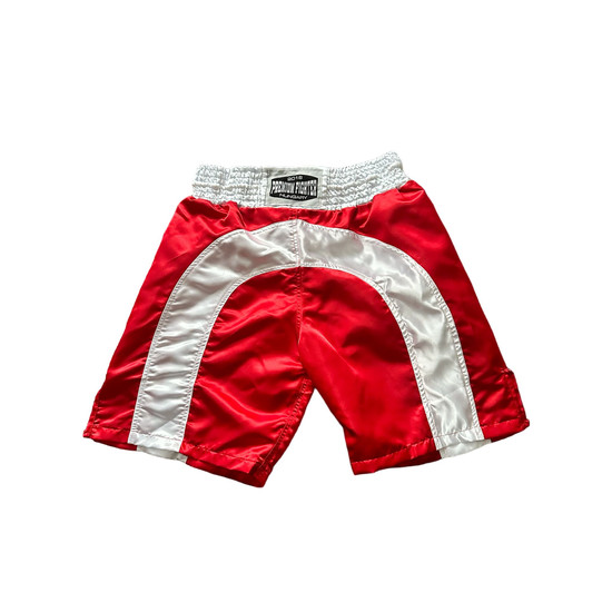 Premium Fighter - Ökölvívó short (piros/fehér)